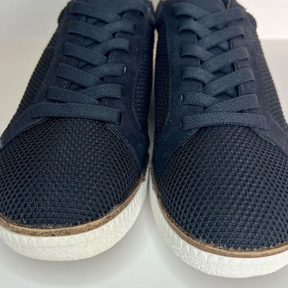 Dr Scholls Womens Size 7.5 Seaside Sneakers Shoes Comfort Slip On Low‎ Top Navy